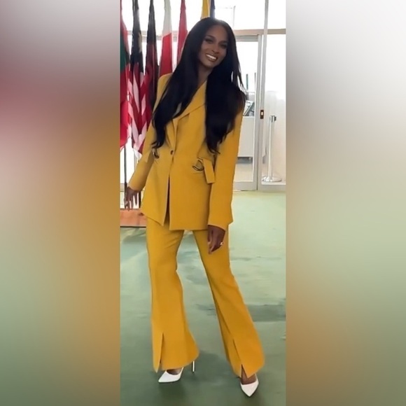 REVOLVE X Lita | Saffron Flared Leg Suit Pant (6) - Picture 2 of 13